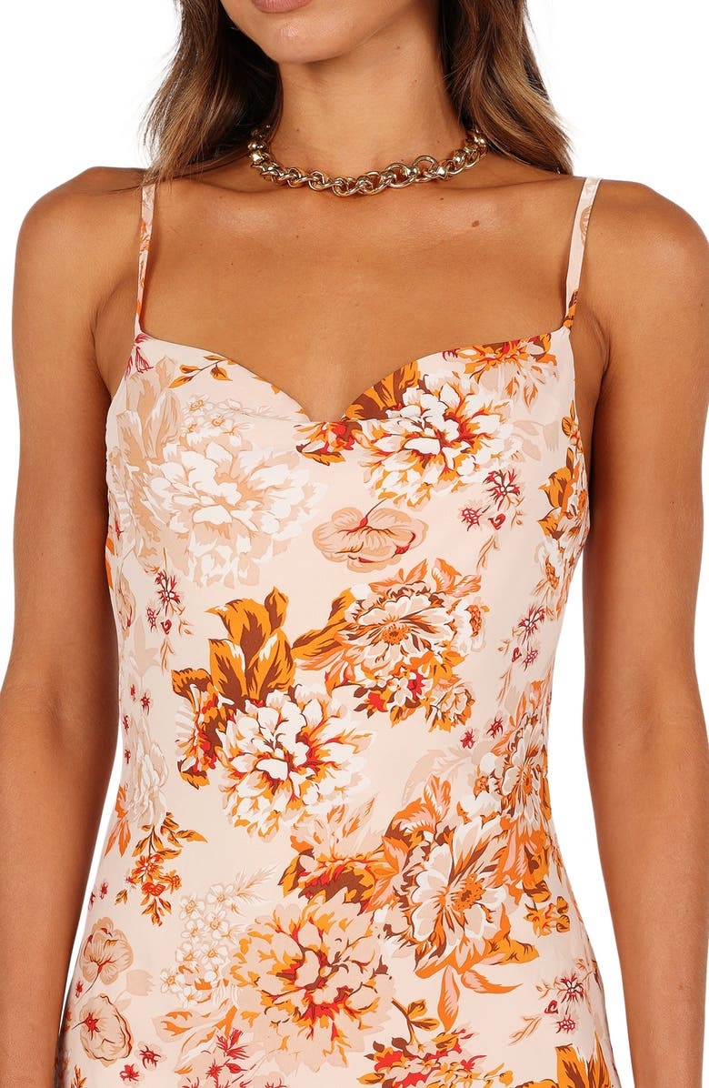 dress with floral print
