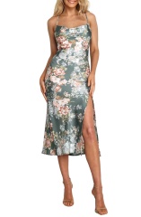 dress with floral print