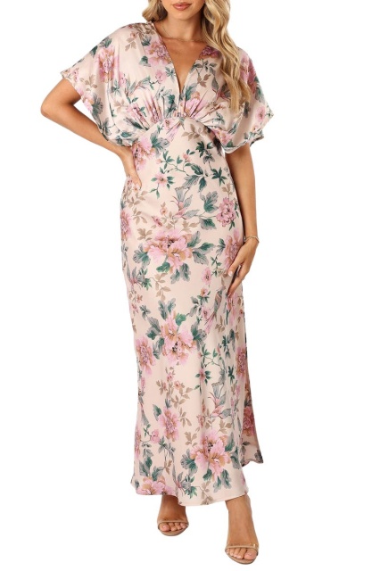 dress with floral print
