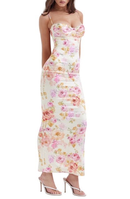 dress with floral print