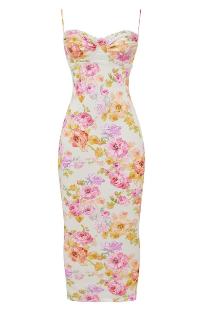 dress with floral print