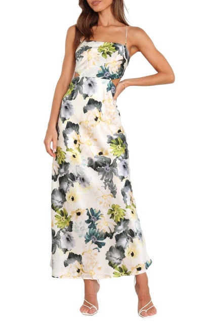 dress with floral print