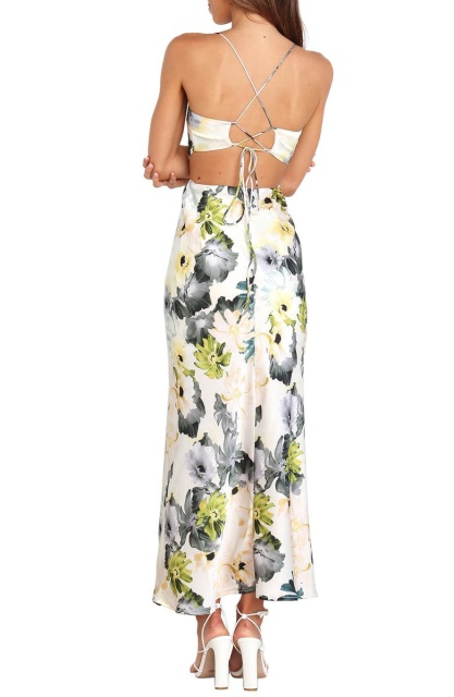 dress with floral print