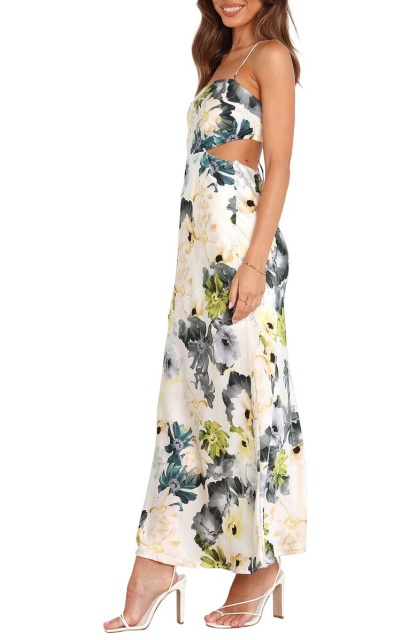 dress with floral print