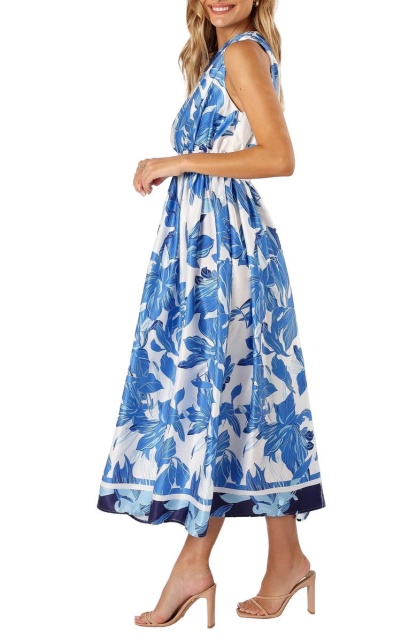 dress with floral print