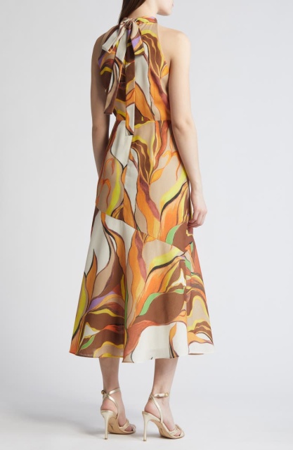 dress with floral print