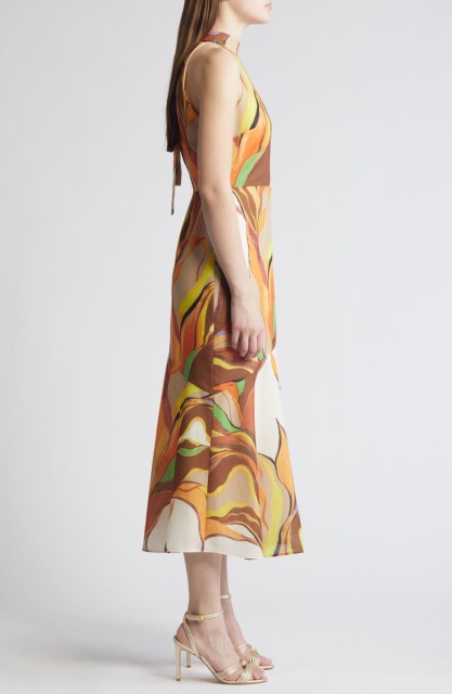 dress with floral print