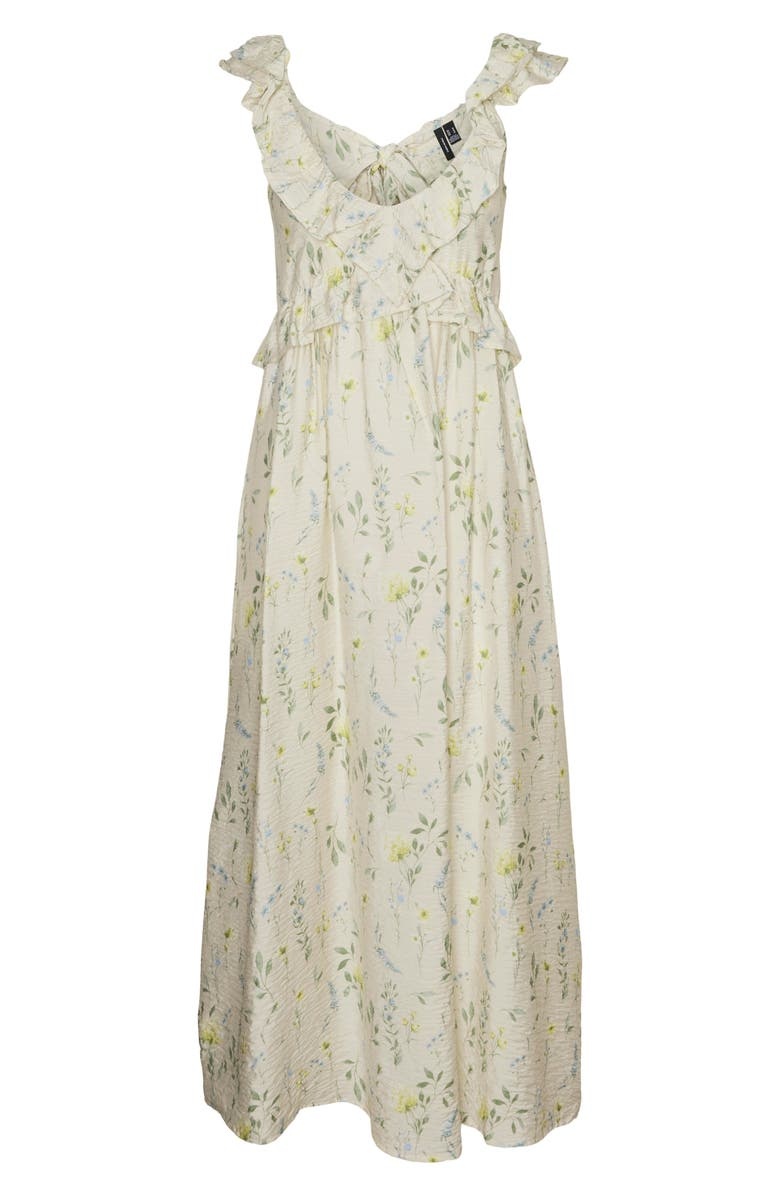 with floral print dress