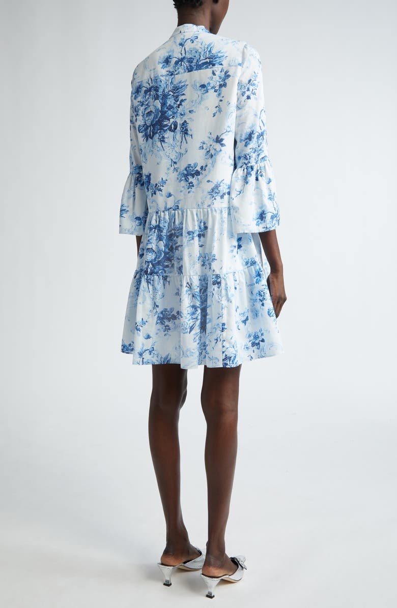 with floral print dress