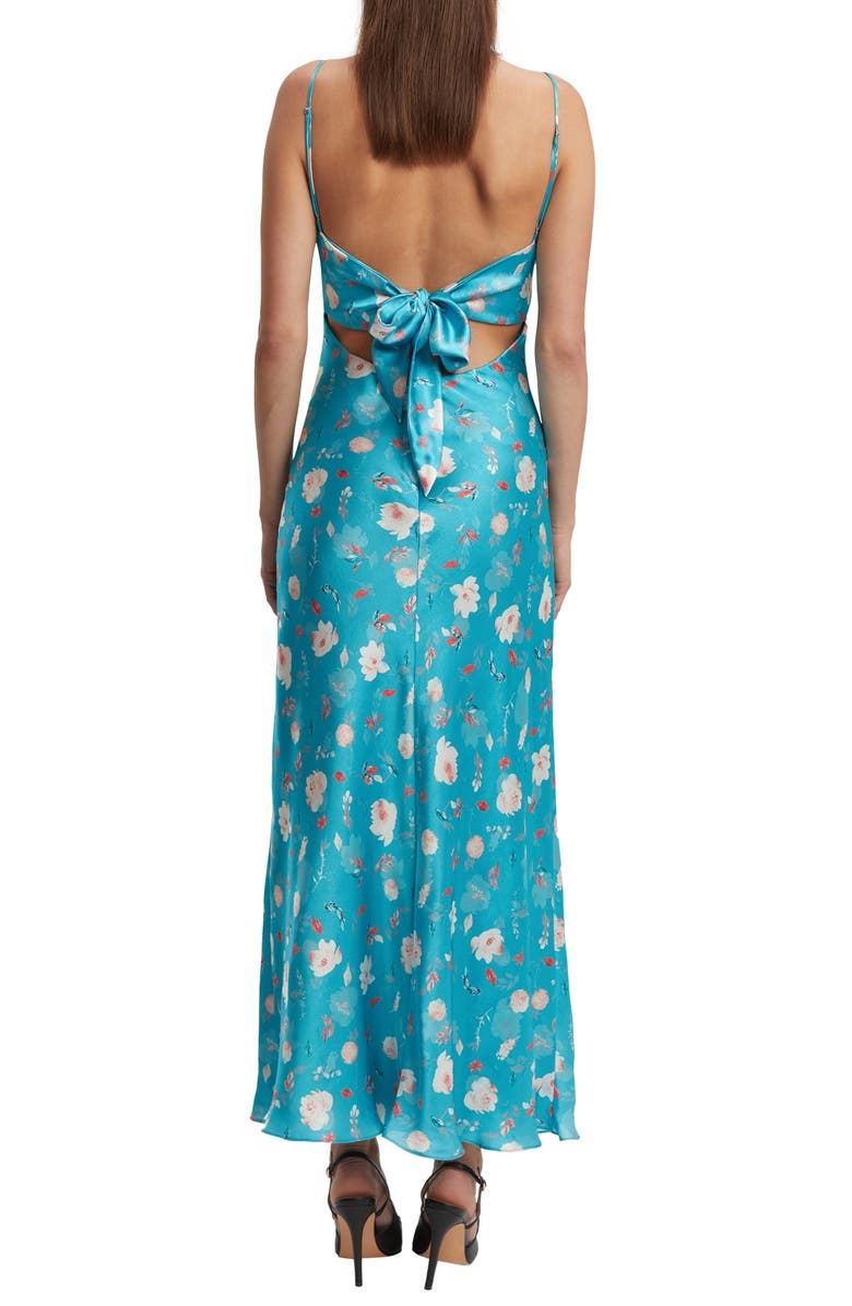 with floral print dress