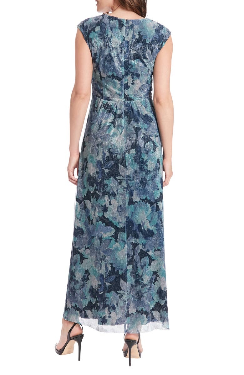 with floral print dress