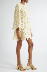 with floral print dress