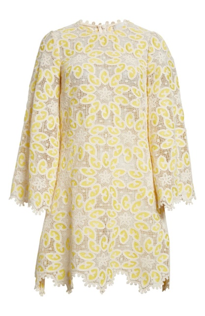 with floral print dress