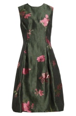 with floral print dress