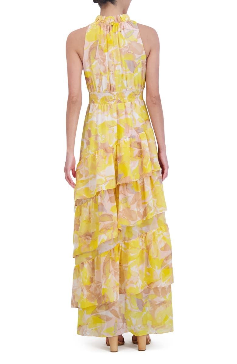 with floral print dress