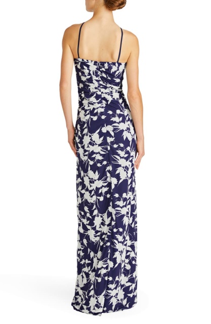 with floral print dress