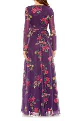 with floral print dress