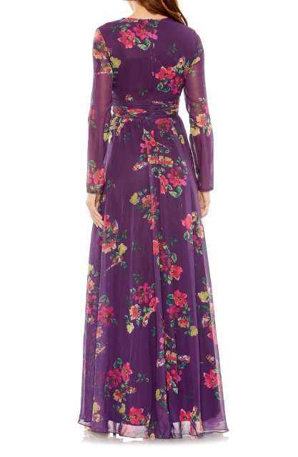 with floral print dress