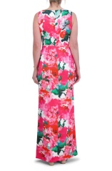 with floral print dress