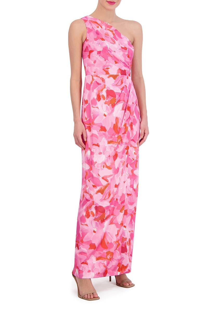 with floral print dress
