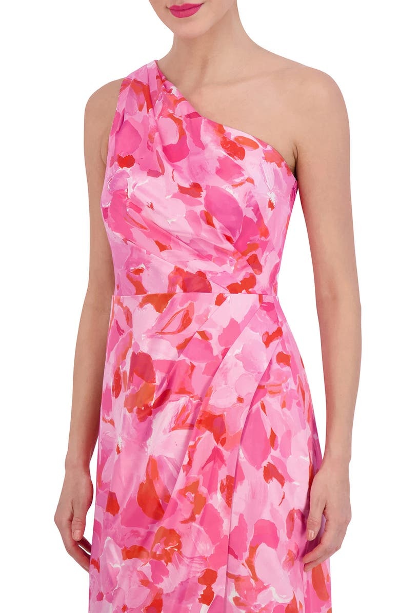 with floral print dress