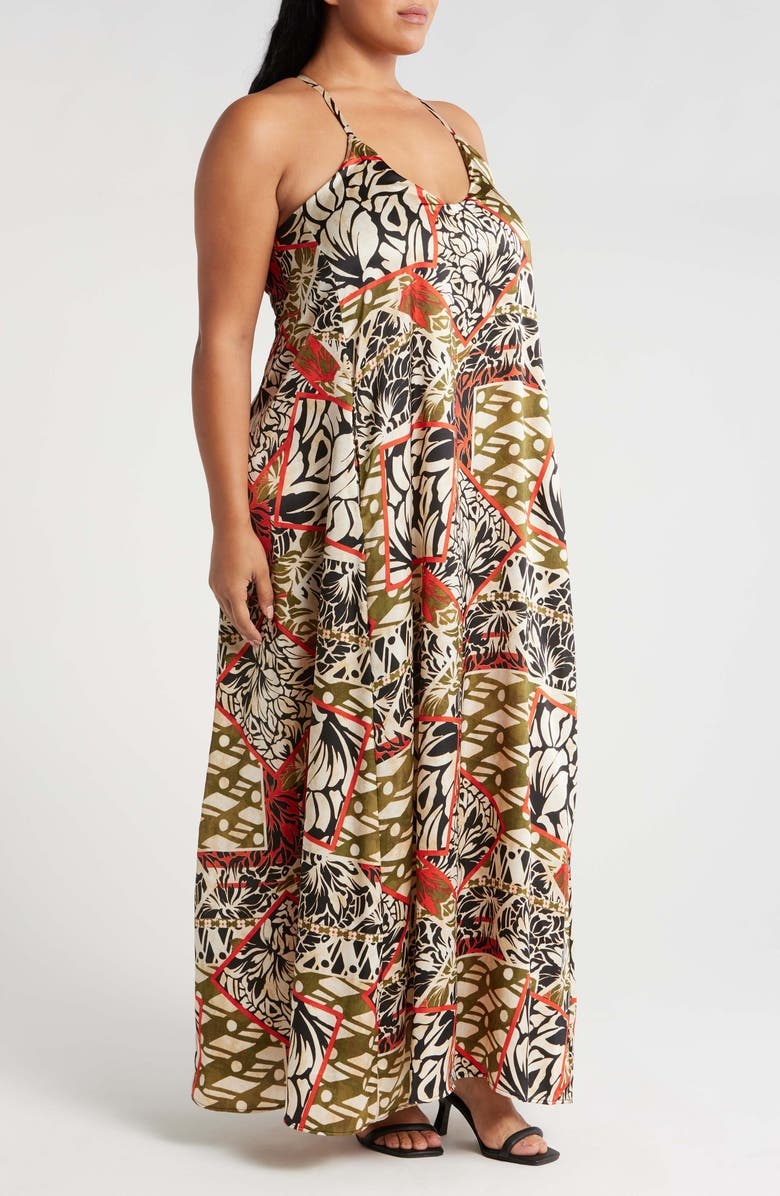 with floral print dress