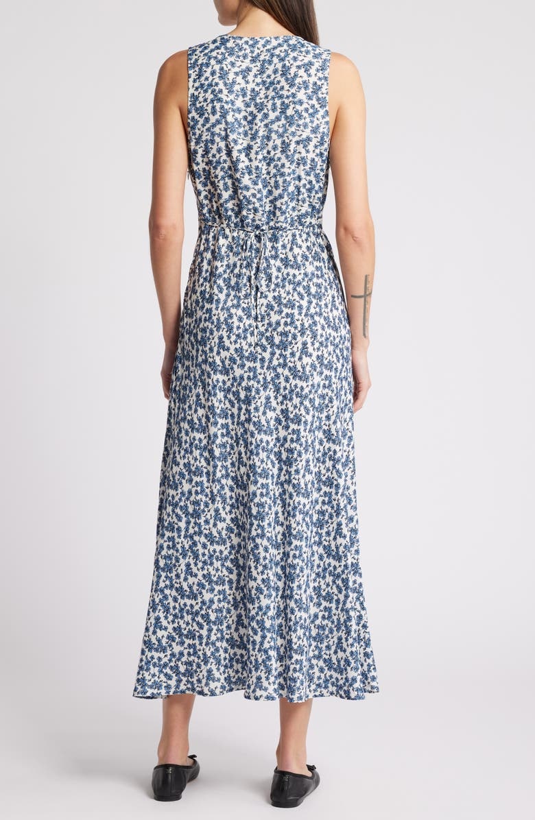with floral print dress