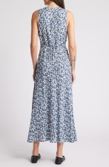 with floral print dress