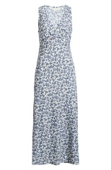 with floral print dress