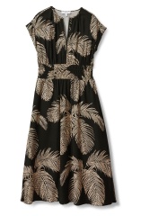 with floral print dress