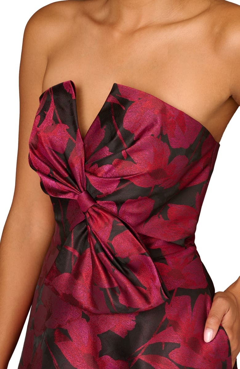 with floral print dress