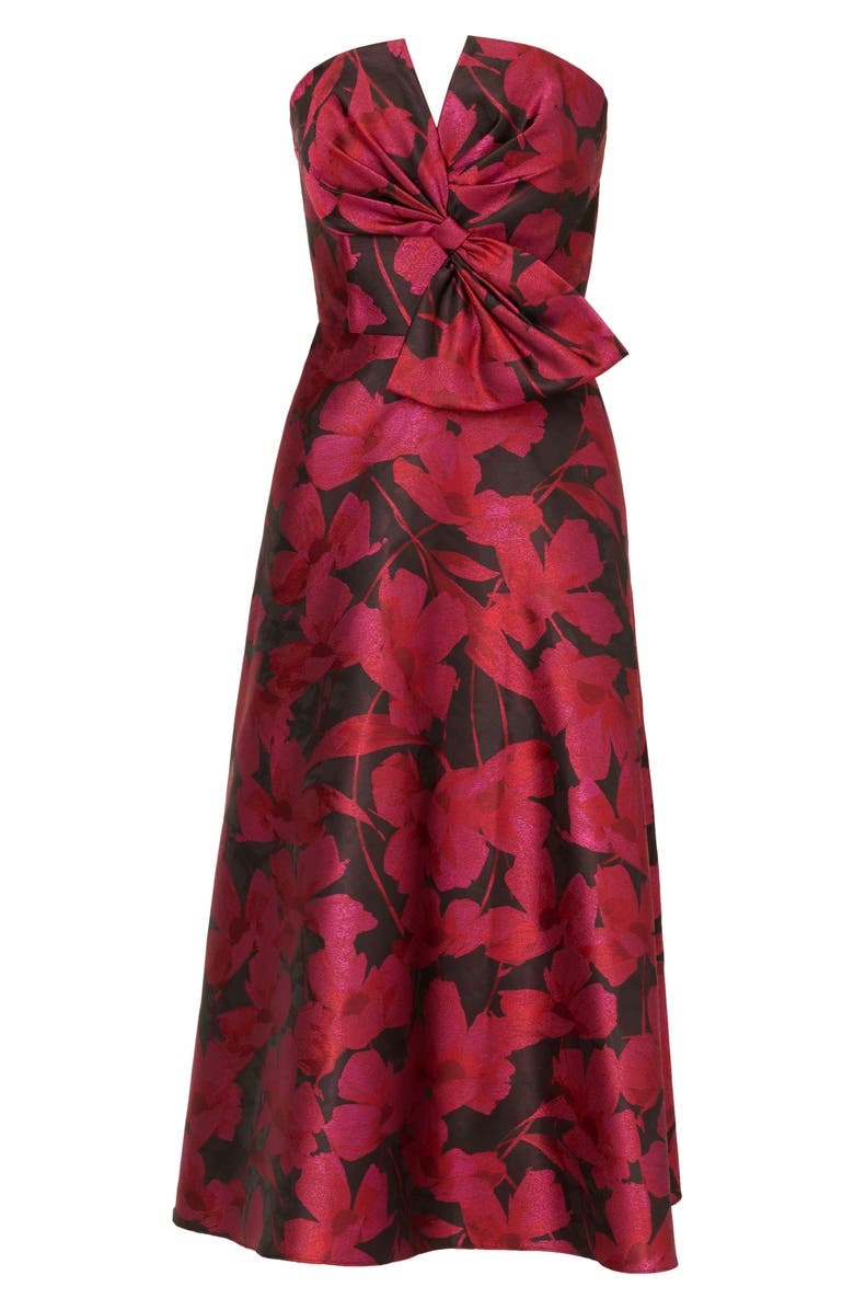 with floral print dress