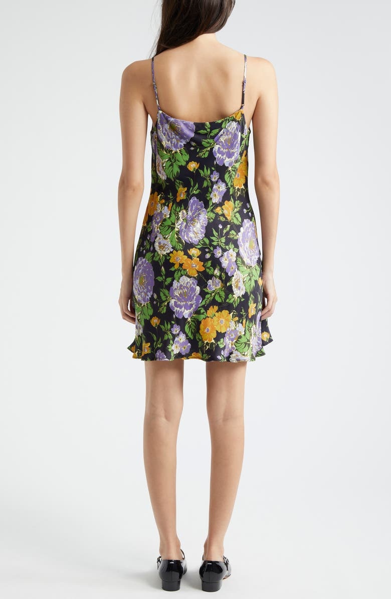 with floral print dress