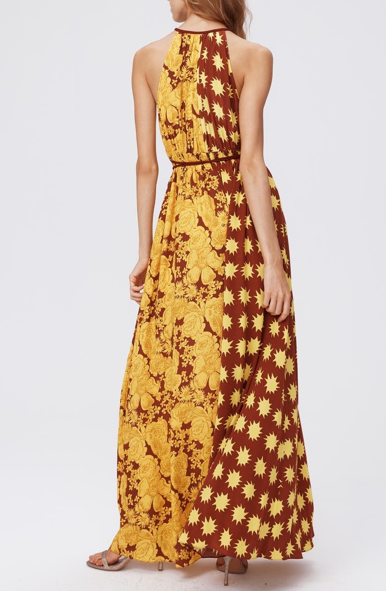 with floral print dress