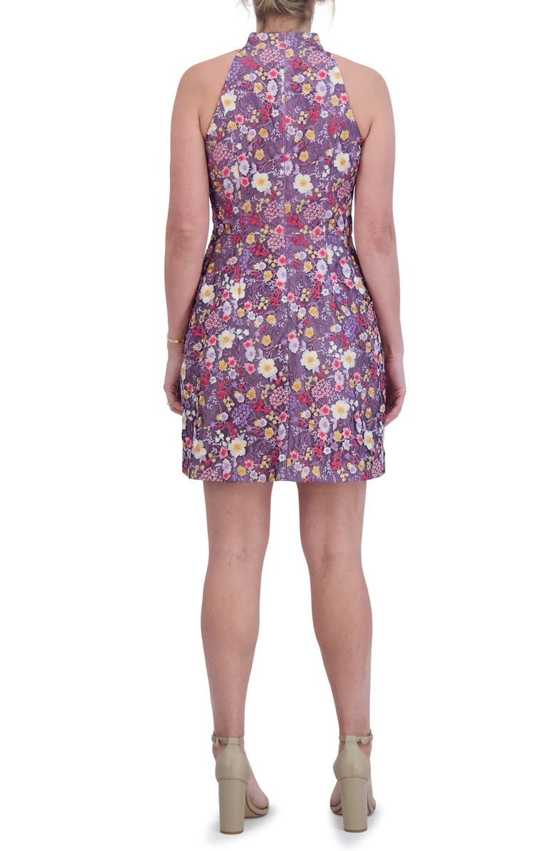 with floral print dress