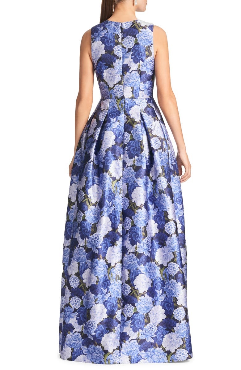 with floral print dress