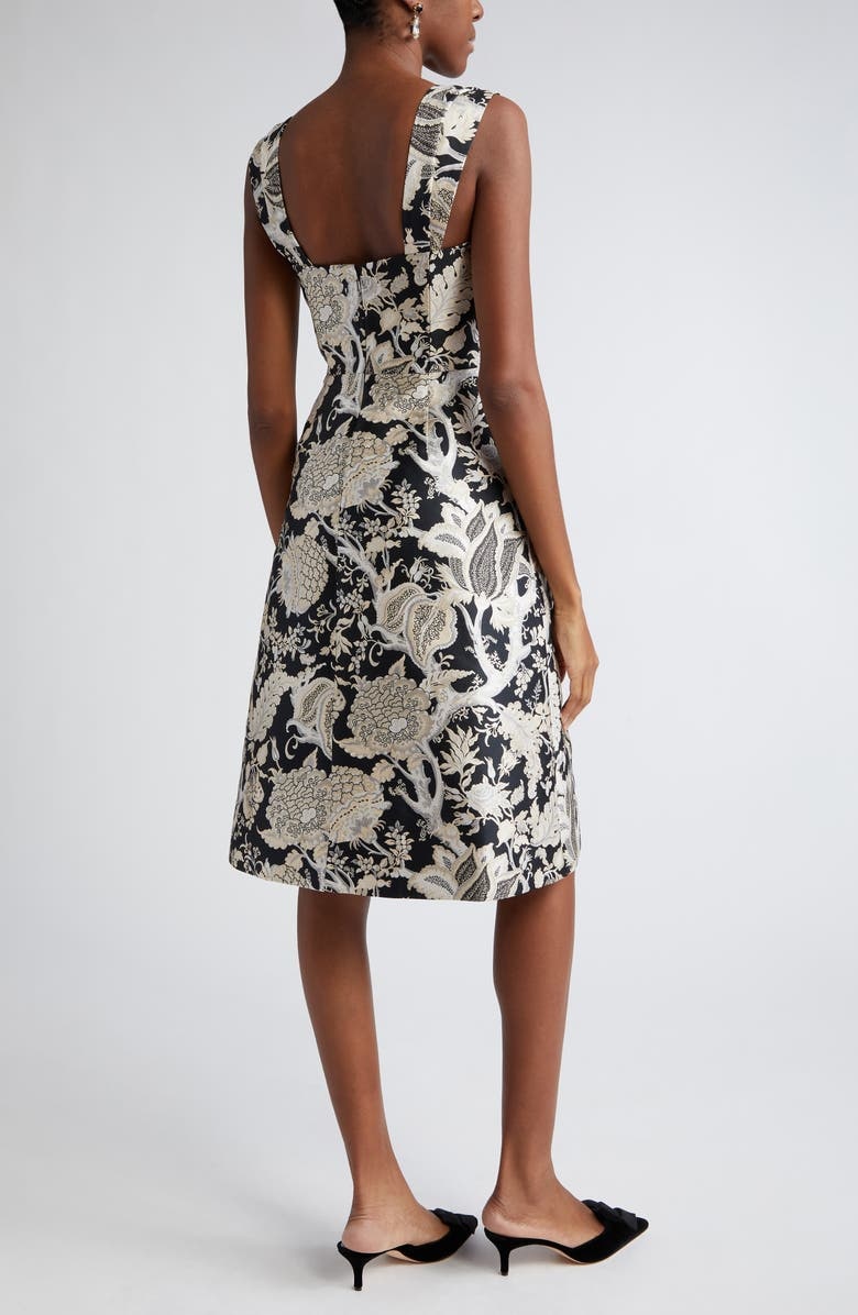 with floral print dress