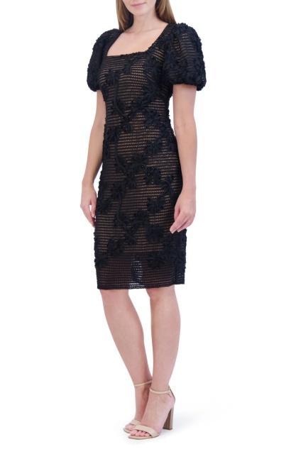 with floral print dress