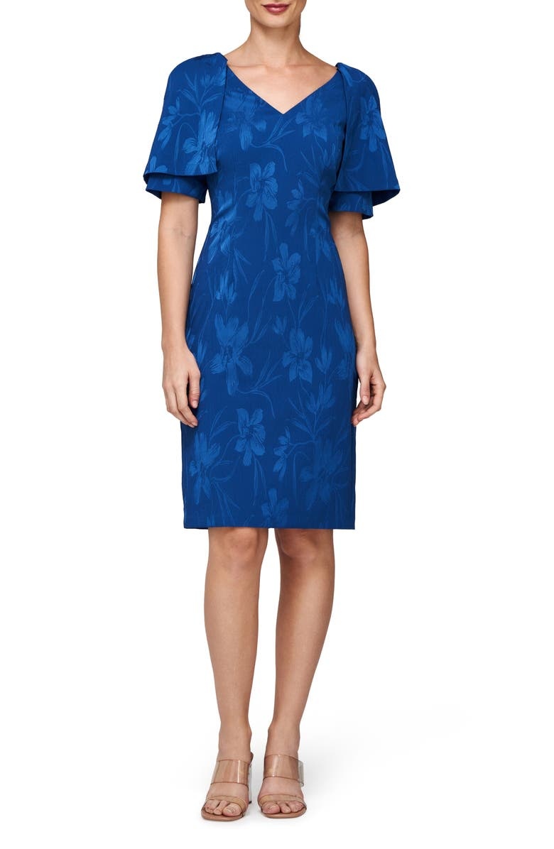 with floral print dress