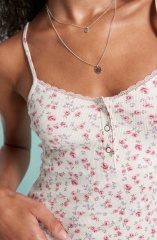 with floral print dress