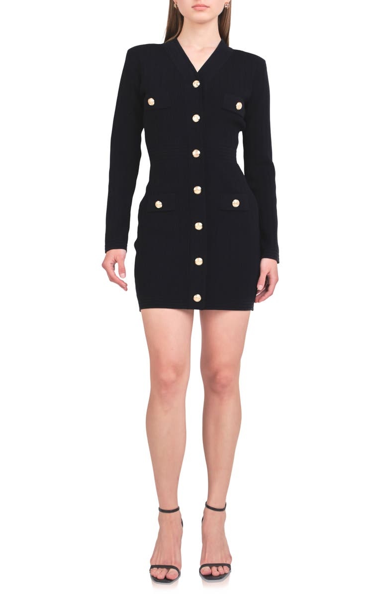 Chic Button Dress