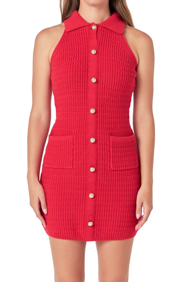 Chic Button Dress