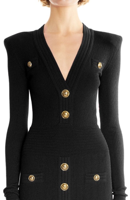 Chic Button Dress
