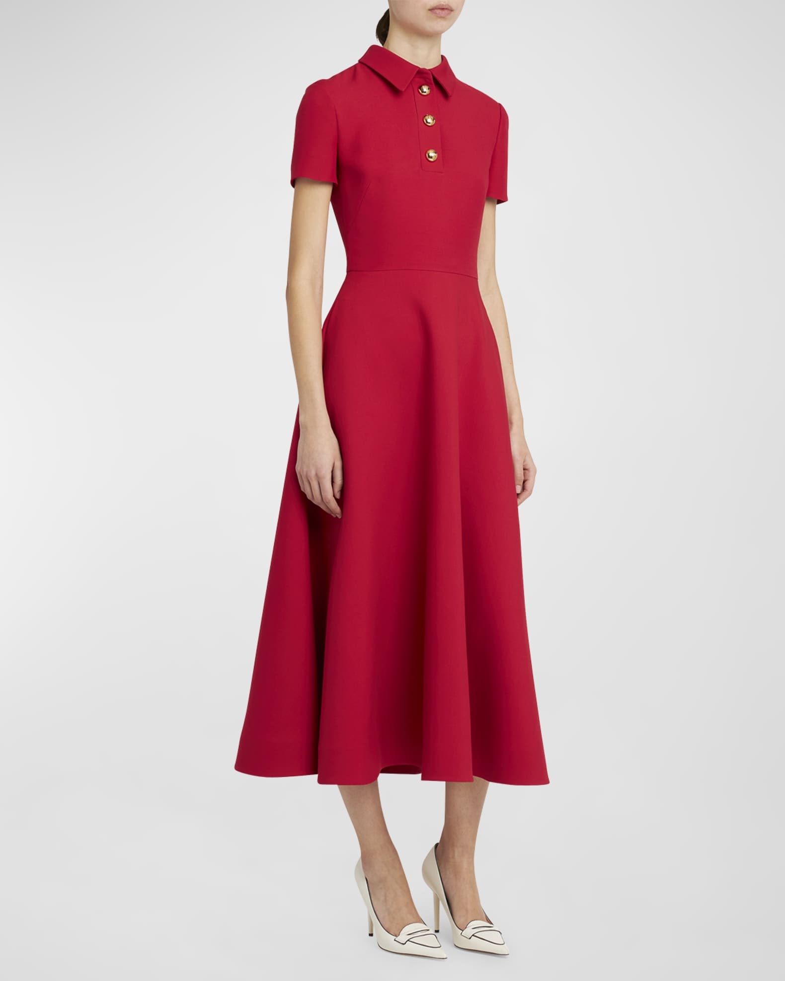 Chic Button Dress