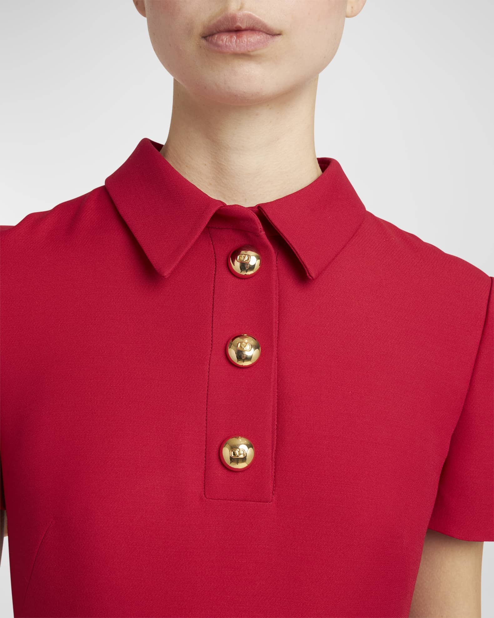 Chic Button Dress