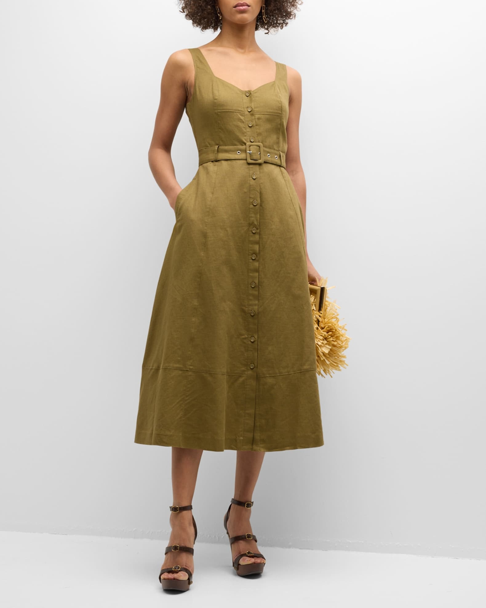 Chic Button Dress