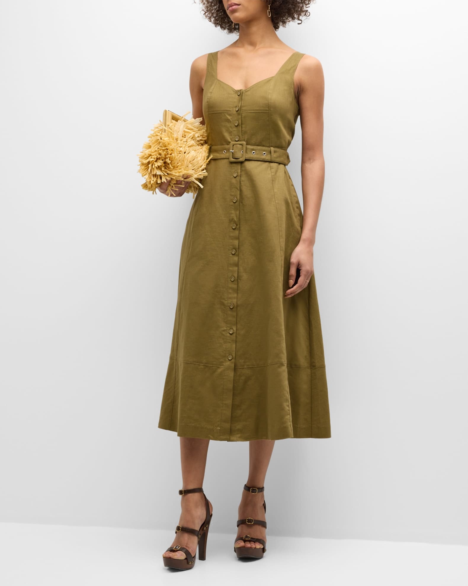 Chic Button Dress