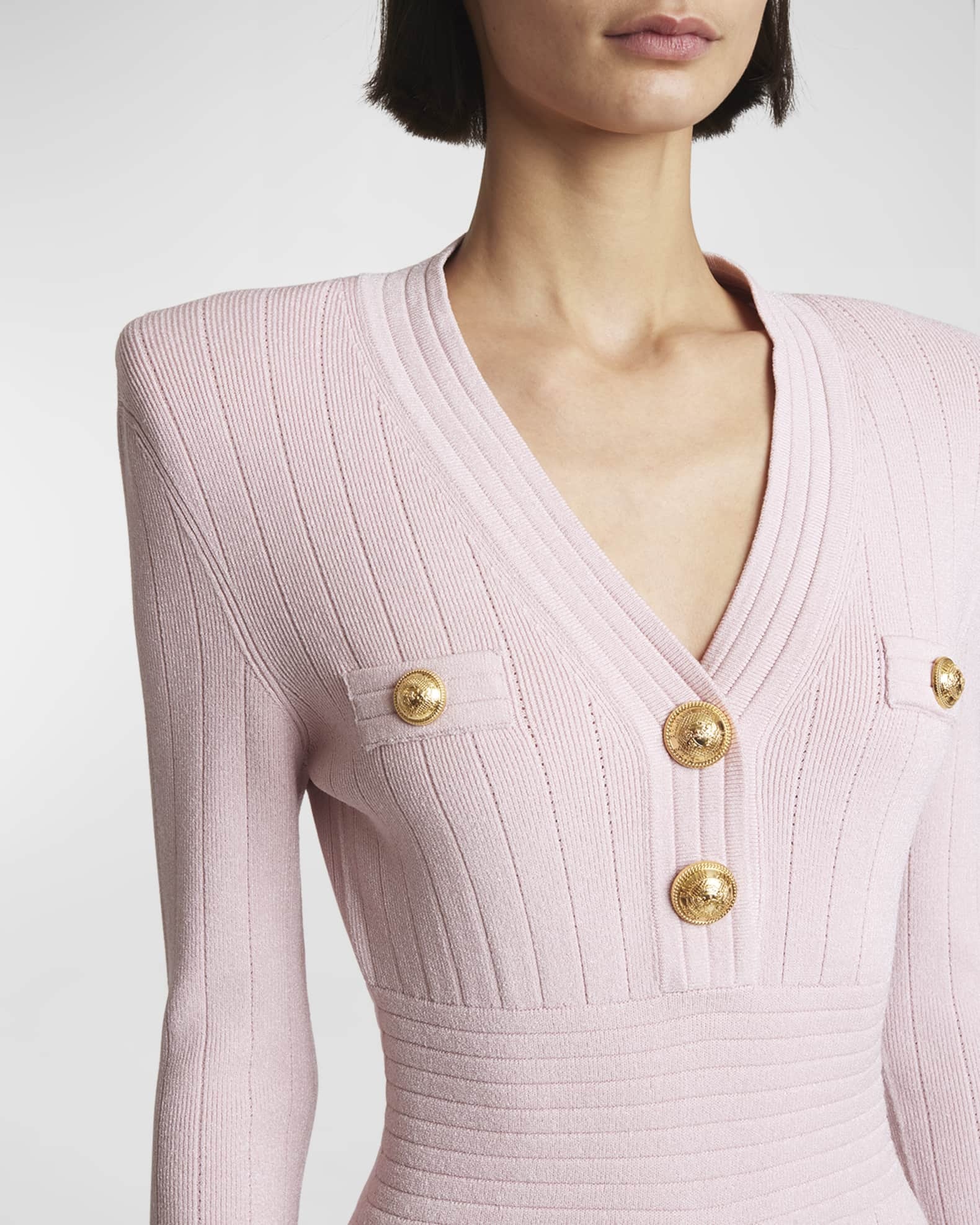 Chic Button Dress