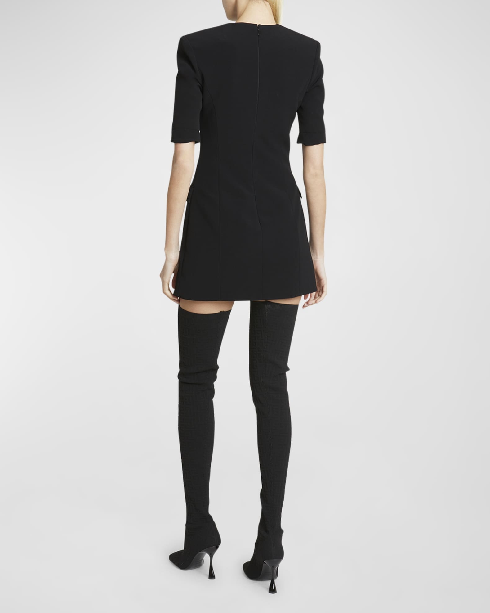 Chic Button Dress