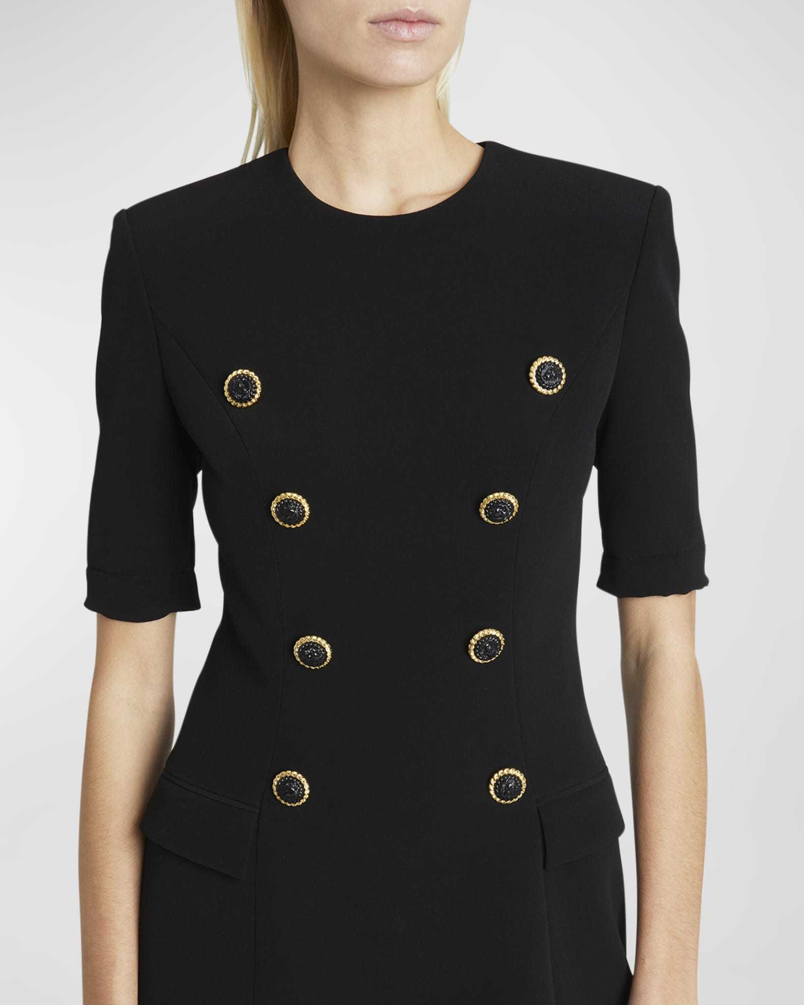 Chic Button Dress